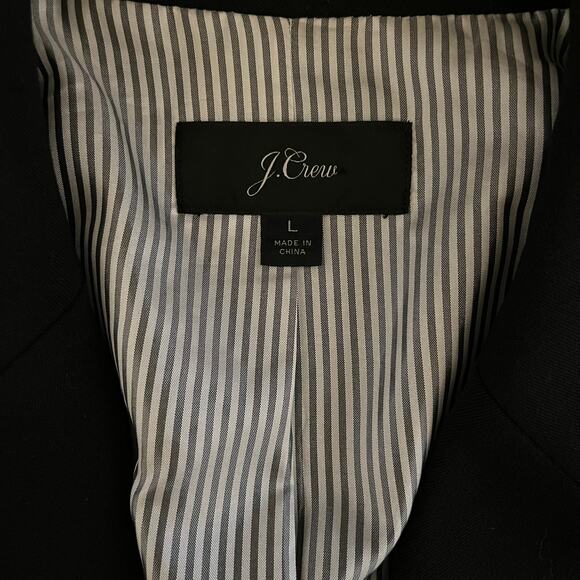 J.Crew Schoolboy Blazer Single Breasted Black Size Large - Picture 7 of 9